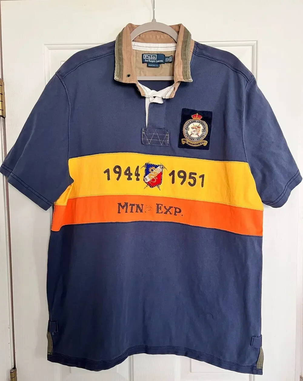 Vintage Ralph Lauren Men’s Dhaulagiri Nepal Mountain Expedition Polo - XXL